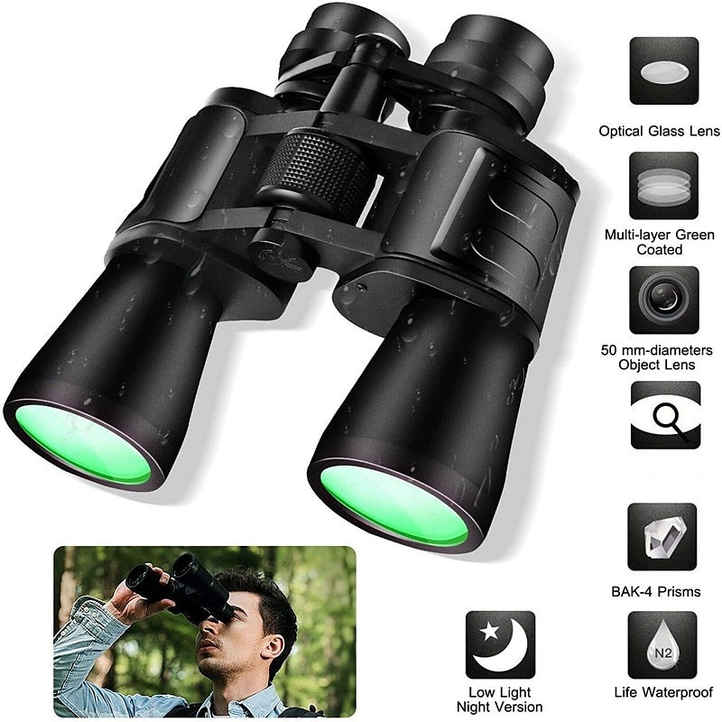 180x100 HD Extra-long Distance Binoculars Low-light Night Vision Zoom Binoculars for Hunting Hiking Birdwatching Gifts4