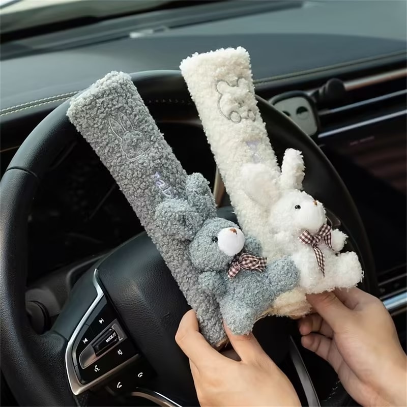 Car Seat Belt Shoulder Cover Cute Personalized Cartoon Extended Shoulder Cover Men's And Women's Car Interior Decoration Supplies3