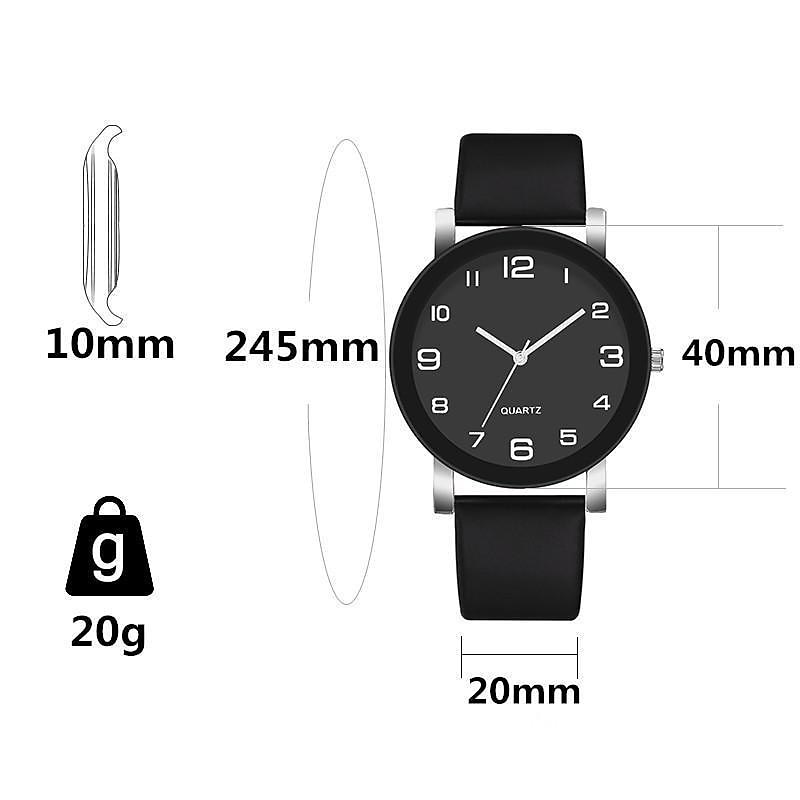 Leisure Men Watch Casual Leather Analog Quartz Watches Simple Round Dial Male Wristwatch Clock Gift Montre Homme2