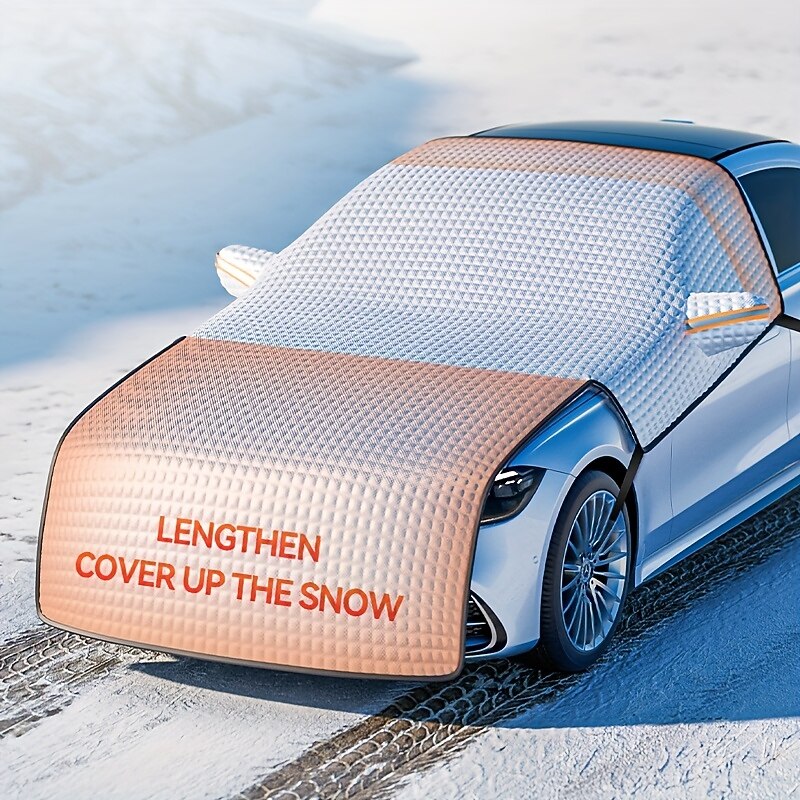 Starfire Car Snow Shield Front Windshield Snow Cover Frost Frost Windshield Windows Four Seasons Universal Thickened Cover Cloth3