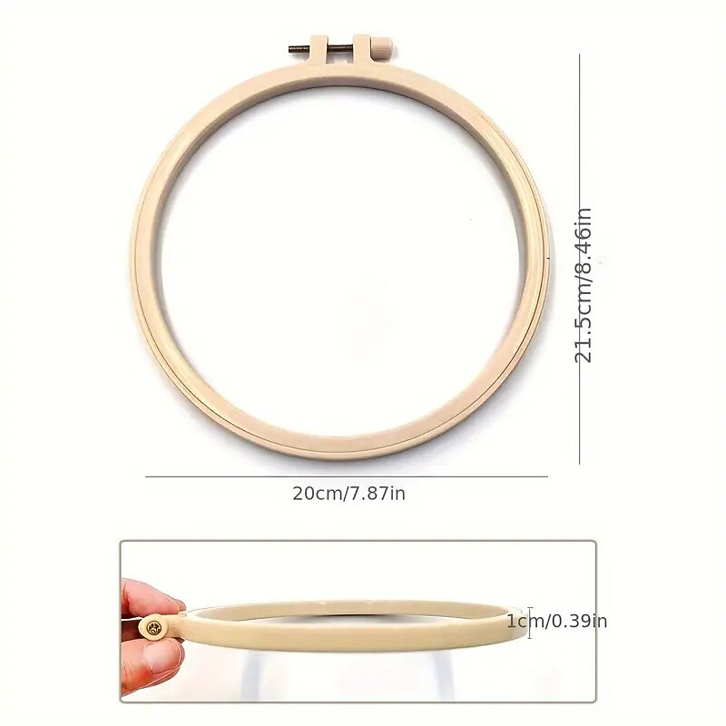 1set DIY Knitting Embroidery Kit Cute Animal Pattern DIY BasicStarter Embroidery Practice Set With Embroidery Hoop ColorThreads Needles Instructions Creative Basic Embroidery Set ForAdults Begi3