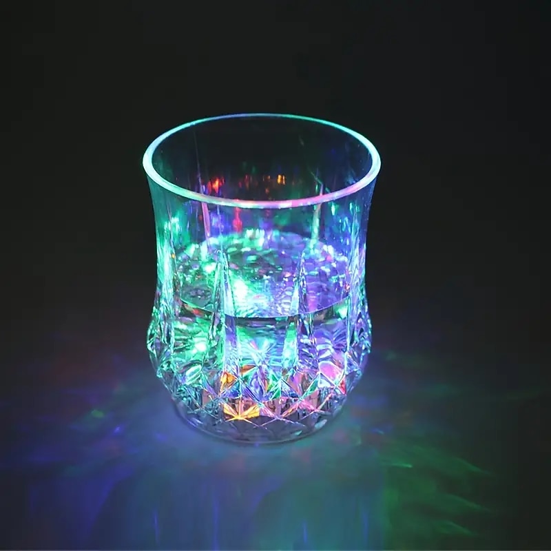2/5/10pcs Light Up Cups Glow In The Dark Party Supplies Colorful LED Glowing Beer Cup For Party Birthday Christmas Disco3