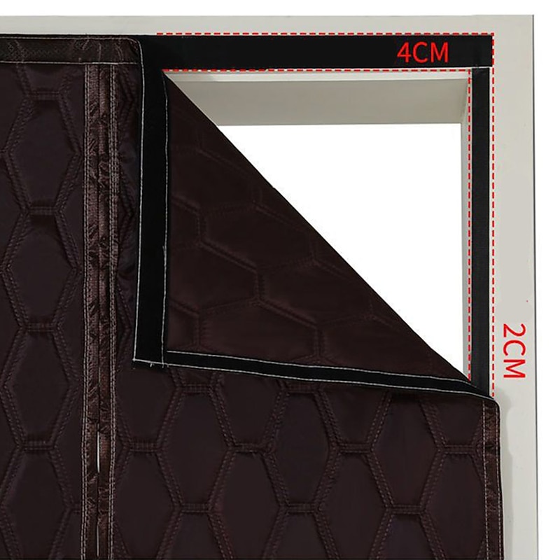 Magnetic Thermal Insulated Door Curtain, No Punching Oxford Cloth Material Door Curtain, Universal Warmth In All Seasons,Room Decor, Home Decor3
