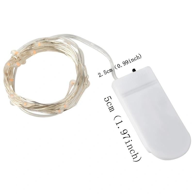 12pcs Waterproof Fairy String Lights, 20 LED Firefly & Starry Sky Decor for Christmas Decorations3