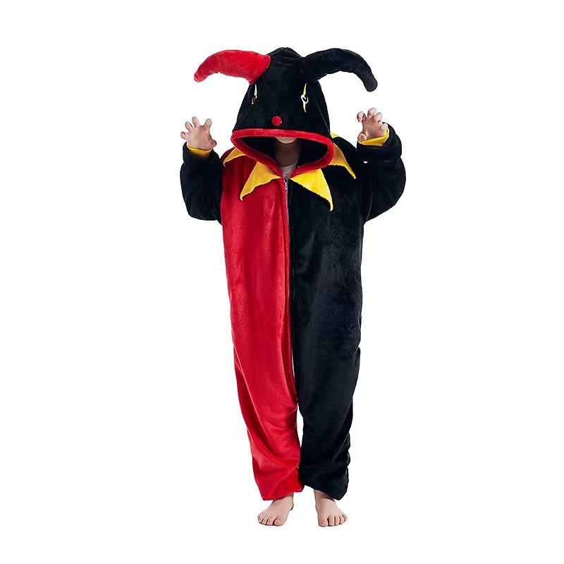 Kid's Adults' Animal Cartoon Group Costume Nightwear Onesie Pajamas Carnival Costume Animal Clown Onesie Pajamas Kigurumi Pajamas Cute For Men and Women Boys and Girls Christmas Carnival New Year 6