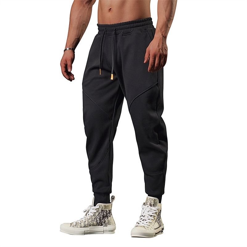 Men's Trousers Track Pants Jogging Pants Training Outdoor Athleisure Sports Fitness Breathable Quick Dry Sweat wicking Comfortable Drawstring Elastic Waist Plain Full Length Sports & Outdoors2