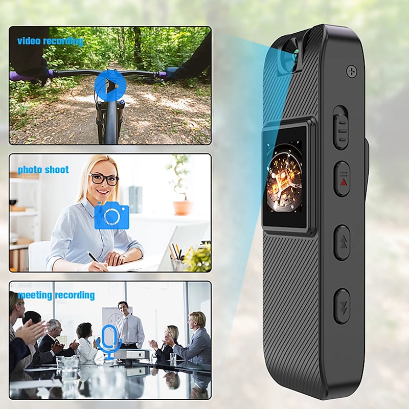 1080P Full HD Mini Camera Infrared Night Vision with LED Screen Small Bodycam Smart Security Sports DV Camcorder Car DV2