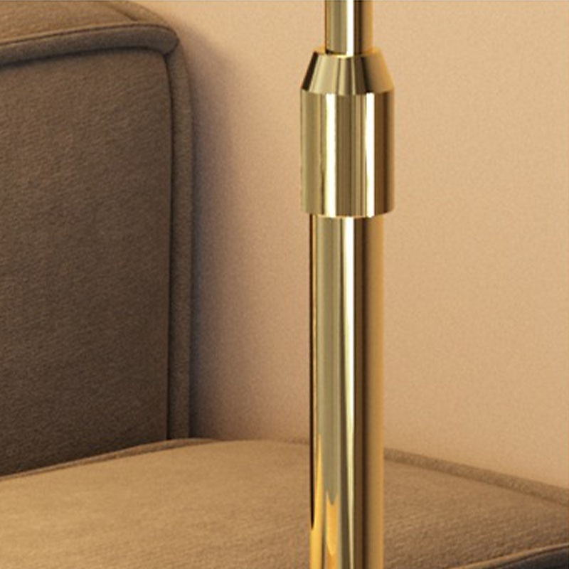 Curved Floor Lamp for Living Room, Modern Farmhouse Industrial Standing Lamp, Black Tall Lamp with Metal Shade, Suitable for Bedroom Office Sofa, Bulb Included, 360° Rotatable Arm 110-240V3