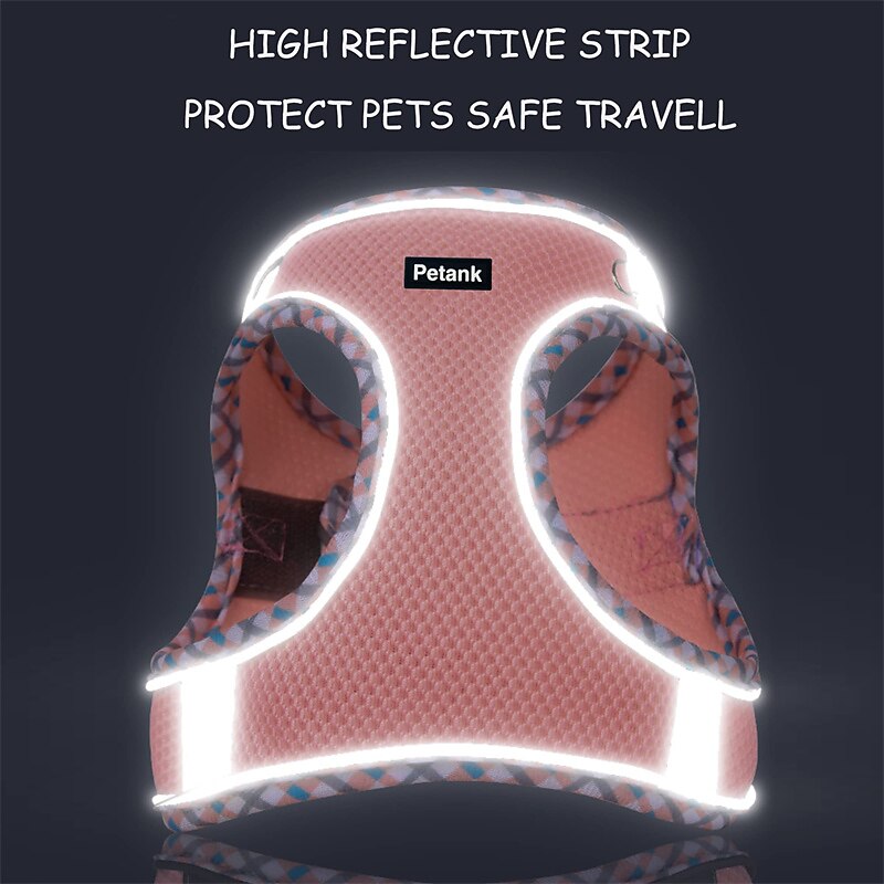 Dog Harness for Small Medium Dogs No Pull Puppy Harness and Leash Set Easy Walk Dog Harness for Walking Running Training Small Dog Harness Medium Dog Harness3