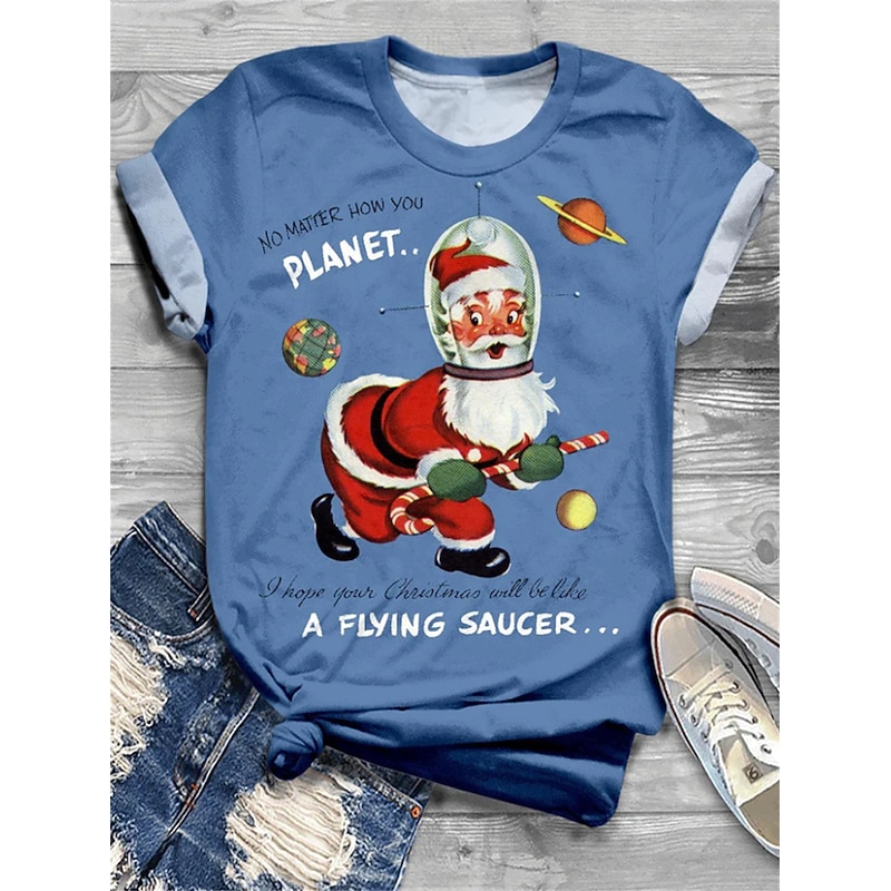 Women's T-Shirt Unisex Highland Cow Print Scarf Winter Theme Round Neck Short Sleeve Casual Wear Soft Fabric Standard Fit Animal Graphic Tee2