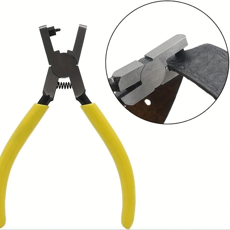 Universal Hand Strap Watch Band Belt Punching Puncher, Leather Punch Tool Hole Pliers Tools 2.0mm4