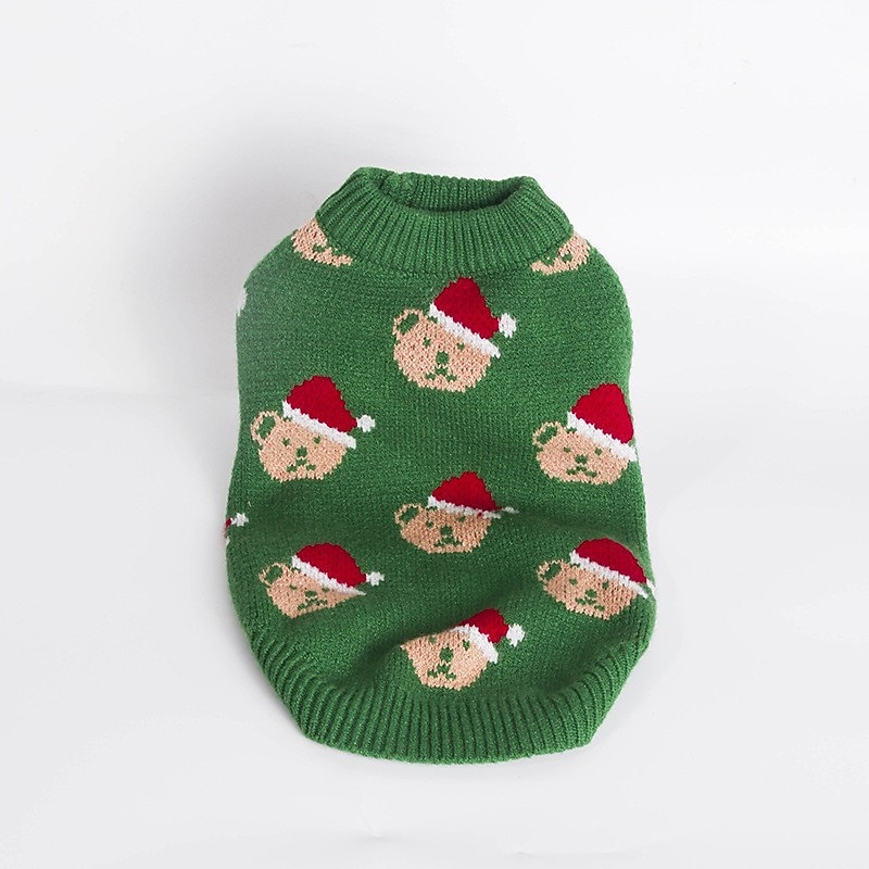Dog Cat Sweater Jumper Party Casual Winter Breathable Soft Washable Comfortable Christmas Outdoor Casual Daily Dog Clothing for Bichon Frise Pomeranian Baby Pet Papillon Small