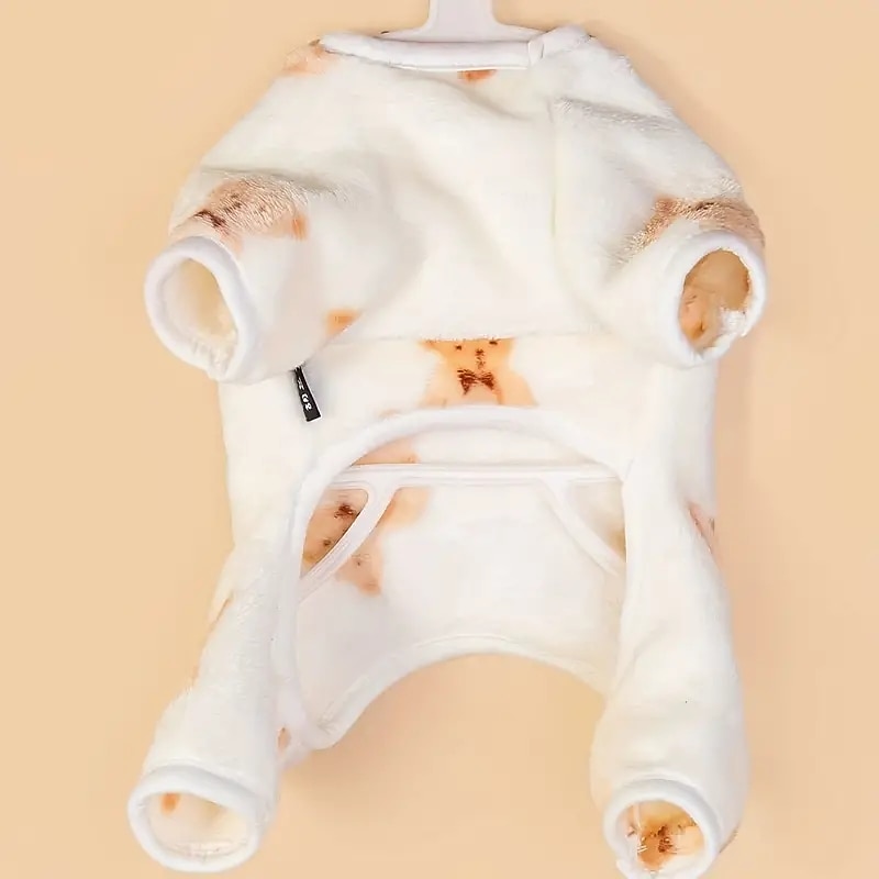 Dog Cat Jumpsuit Cute Casual Winter Warm Breathable Soft Washable Comfortable Outdoor Casual Daily Dog Clothing for Bichon Frise Pomeranian Baby Pet Papillon Small4