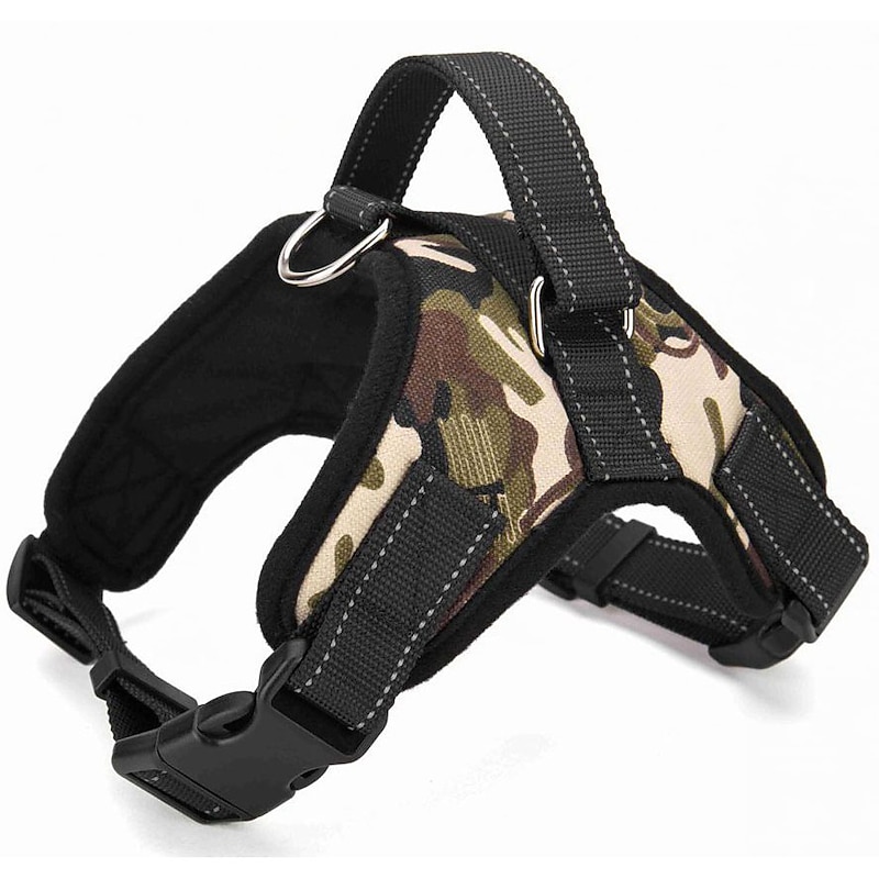 Small And Medium-sized Dog Explosion-proof Punch Collar Traction Rope With Gold Fur Leather Adjustable Pet Chest Strap4