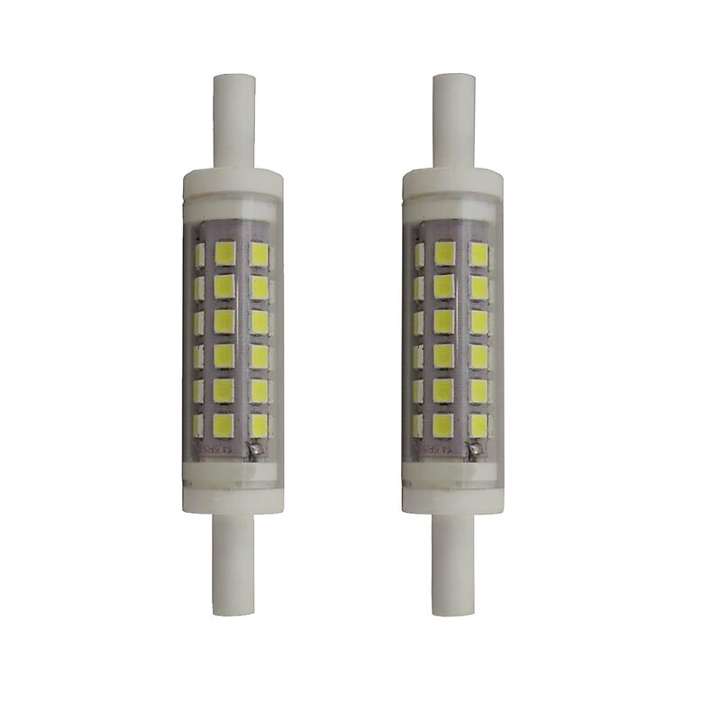 LED R7S  78mm/118mm 13W J78/J118  Tubes equivalent to Halogen 75W AC 220V 240V 2Pcs2