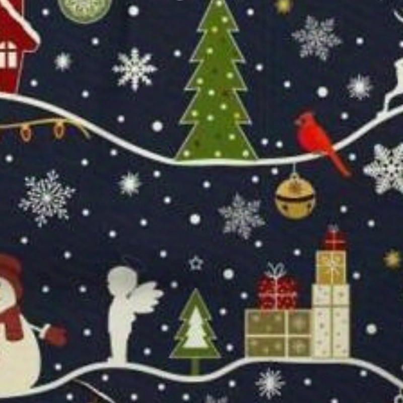 Christmas Tree Casual Men's Shirt Daily Wear Going out Fall & Winter Turndown Long Sleeve Dark Navy S, M, L 4-Way Stretch Fabric Shirt4