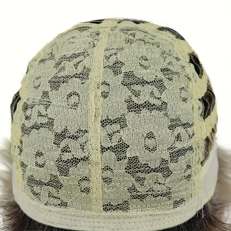 Mix Brown Blonde Wig Synthetic Wigs For Black/White Women Natural Wave Wigs African American Short Wigs for Women4