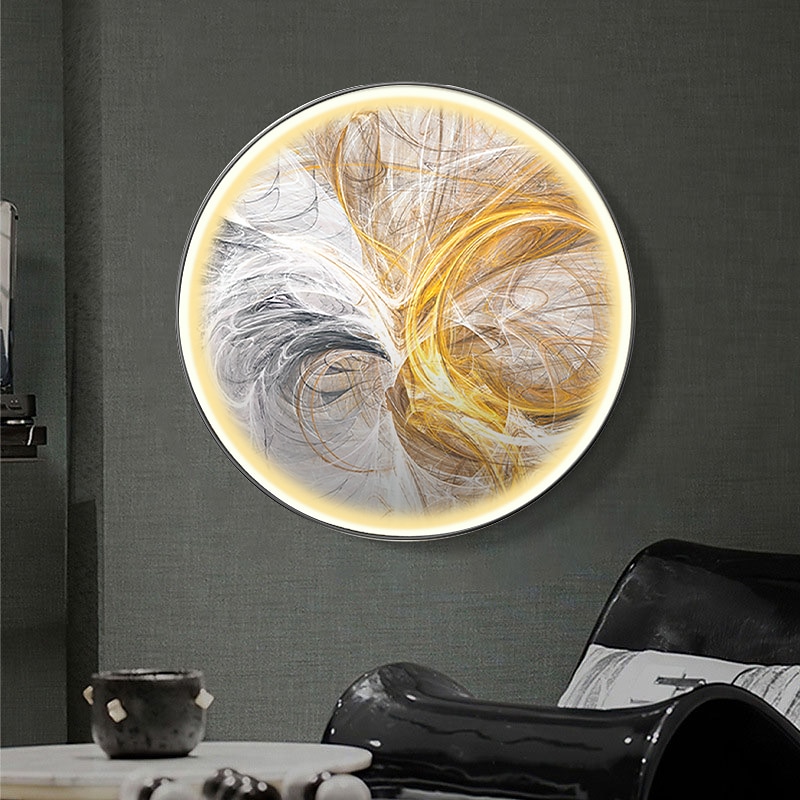 Led PaintingIndoor Creative Modern Nordic Style Indoor Wall Lights Bedroom Dining Room Metal Wall Light IP20 110-120V 220-240V2