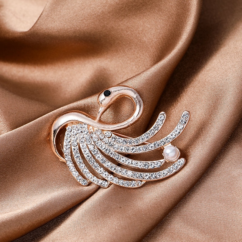 Pearl Brooch Pins Sweater Shawl Clips Faux Pearl Rhinestones Collar Safety Pin for Women Girls Clothing Dresses Decoration Accessories Elegant Retro Vintage 1950s Roaring 20s 1920s3