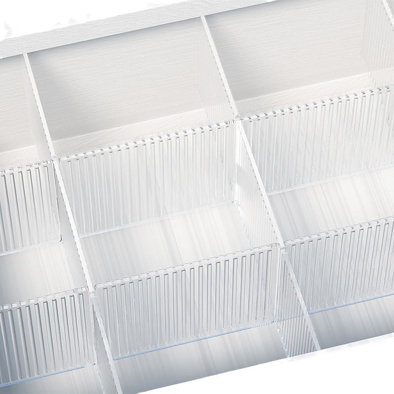 Transparent household drawer divider underwear socks retractable divider multi-functional storage and finishing divider4