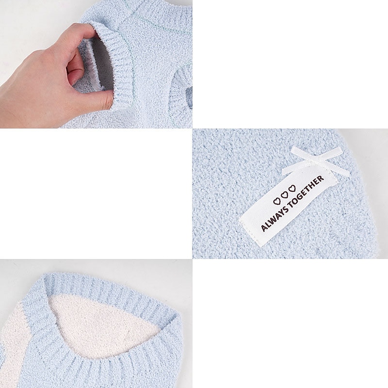 Dog Cat Sweater Jumper Cute Minimalist Winter Warm Breathable Soft Washable Comfortable Outdoor Casual Daily Dog Clothing for Bichon Frise Pomeranian Baby Pet Papillon Small4