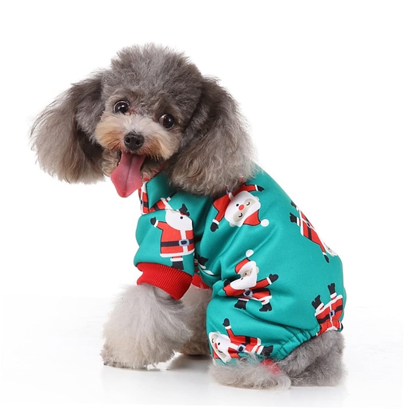 Dog Cat Sweatshirt Party Casual Winter Breathable Soft Washable Comfortable Christmas Outdoor Casual Daily Dog Clothing for Bichon Frise Pomeranian Baby Pet Papillon Small
