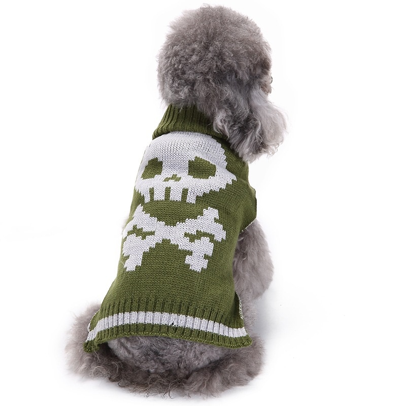 Dog Cat Sweater Jumper Fashion Cool Winter Breathable Soft Washable Comfortable Christmas Outdoor Casual Daily Dog Clothing for Bichon Frise Pomeranian Baby Pet Papillon Small3