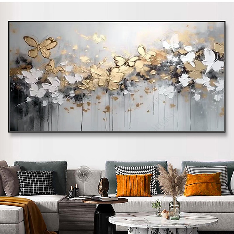Mintura Handmade Abstract Oil Paintings On Canvas Wall Art Decoration Modern Picture For Home Decor Rolled Frameless Unstretched Painting4