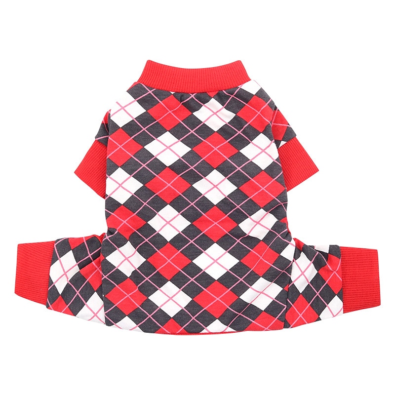 Dog Cat Jumpsuit Pajamas Classic Style Casual Winter Breathable Soft Washable Comfortable Casual Daily Dog Clothing for Bichon Frise Pomeranian Baby Pet Papillon Small2