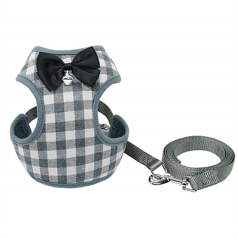 Small Dog Harness and Leash Set - No Pull Pet Harness with Soft Mesh Nylon Vest for Small Dogs and Cats2