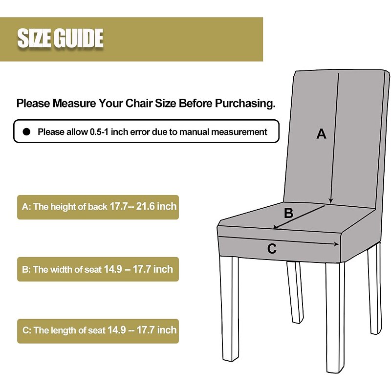 Christmas Dining Chair Covers, Stretch Xmas Parsons Chair Slipcovers Seat Protector Washable Spandex Kitchen Chair Cover for Dining Room3