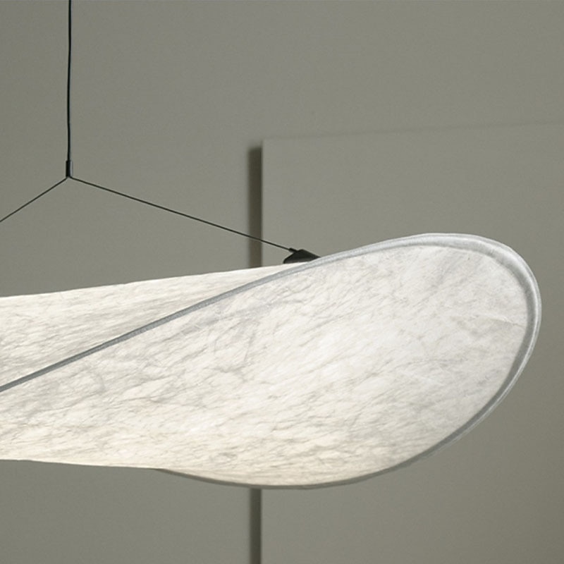 Pendant Lights Cloth Art Hanging Lighting with Iron Material Ceiling Lamp for Dining Room Coffee Shop Drop Light Fixtures 1 Light Chandelier 110-240V3