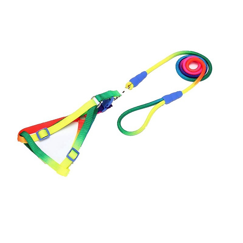 Pet Supplies Dog Traction Rope Pet Colorful Chest Strap Chest Back Dog Chain Dog Rope3