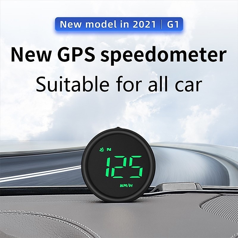 2.4 Inch HUD Head Up Display Car Speedometer Multifunction MPH KM/h Car Compass Speed Display Auto Electronic DiagnosAtic Tools2