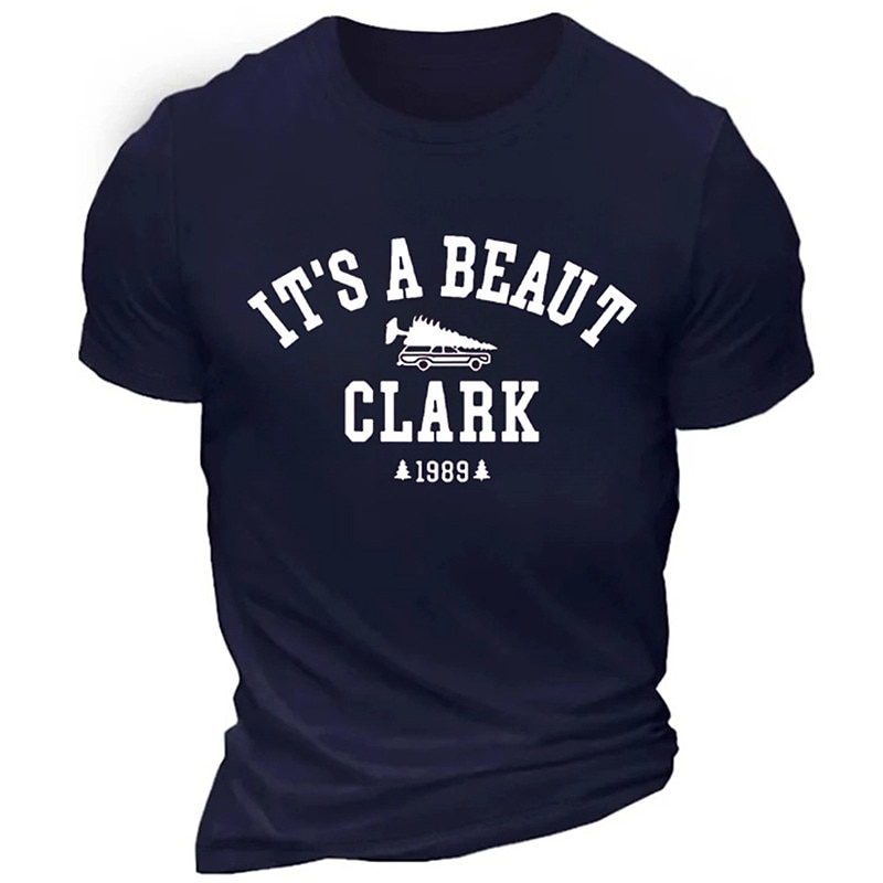 Men's Christmas Vacation 'It's A Beaut Clark' Graphic T-Shirt - Funny Holiday Movie Quote Tee 19892
