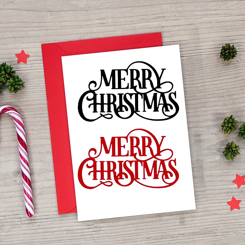 1pc Merry Christmas Metal Cutting Dies For Card Making Happy New Year Decoration Embossing Stencils Die Cuts DIY Scrapbooking Supplies2