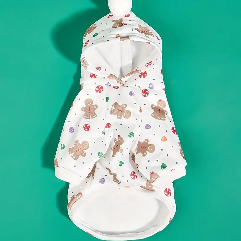 Dog Cat Hoodie Christmas Costume Christmas Outfit Adorable Party Winter Breathable Soft Washable Comfortable Christmas Outdoor Casual Daily Dog Clothing for Bichon Frise Pomeranian Baby Pet Papillon4