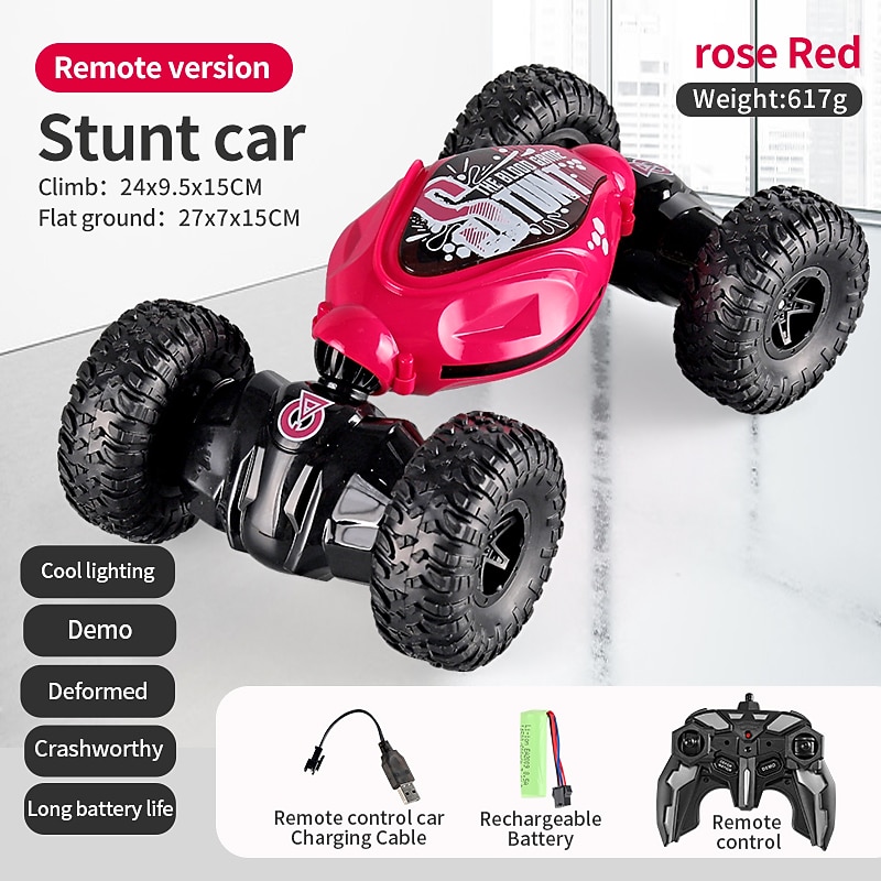 Gesture Sensing Remote Control Twisting Car Luminous Wheel Deformation High-Speed Climbing Car RC Car Stunt Car  20722