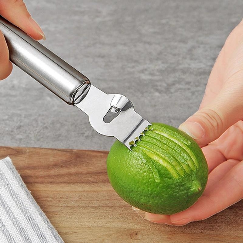 1pc Lemon Zester Grater Stainless Steel Peeler Kitchen Stuff Kitchen Accessories Kitchen Gadgets2