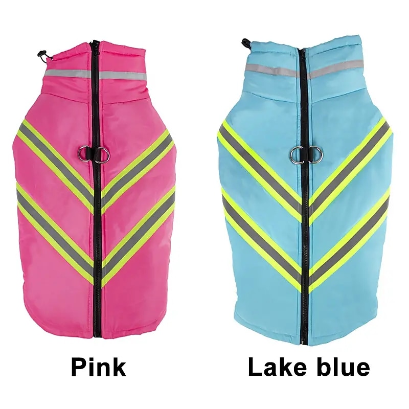 Dog Cat Coat Jacket Sports & Outdoors Casual Winter Reflective Warm Breathable Soft Washable Outdoor Casual Daily Dog Clothing for Bichon Frise Pomeranian Baby Pet Papillon Small3