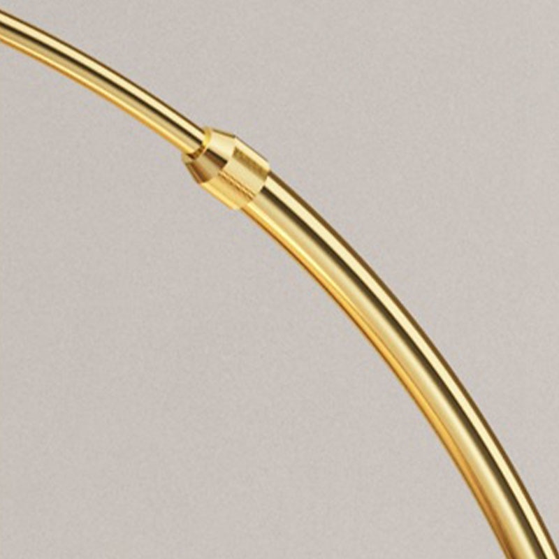 Curved Floor Lamp for Living Room, Modern Farmhouse Industrial Standing Lamp, Black Tall Lamp with Metal Shade, Suitable for Bedroom Office Sofa, Bulb Included, 360° Rotatable Arm 110-240V4