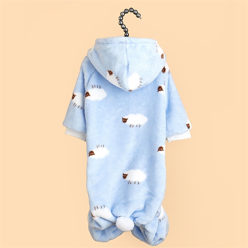 Dog Cat Pajamas Adorable Casual Winter Warm Breathable Soft Washable Comfortable Outdoor Casual Daily Dog Clothing for Bichon Frise Pomeranian Baby Pet Papillon Small4