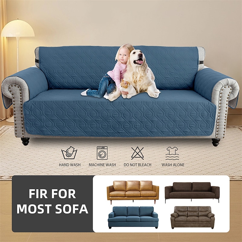 100% Waterproof Sofa Covers for Dogs Pets Couch Covers For 3 Cushion Couch Sofa Pet Friendly Recliner Cover ,Burgundy Couch Protector Slipcover for 1/2/3/4 Cushion Couch Furniture Protector3