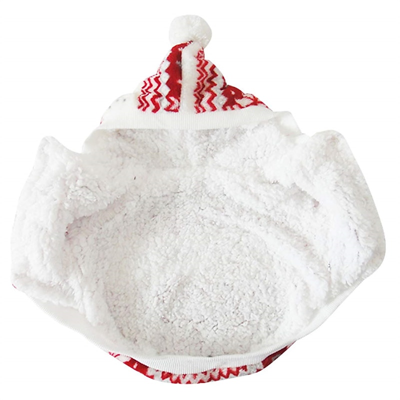 Dog Cat Coat Jacket Pet Pouch Hoodie Fashion British Winter Warm Breathable Soft Washable Comfortable Christmas Halloween Christmas Outdoor Casual Daily Dog Clothing for Bichon Frise Pomeranian Baby3