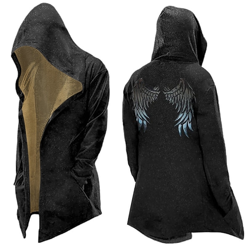 Men's Graphic Hoodie Hoodies Sweatshirt Vintage Designer Long Sleeve Hooded Casual Daily Holiday Black Army Green Fall Spring &  Fall Designer3