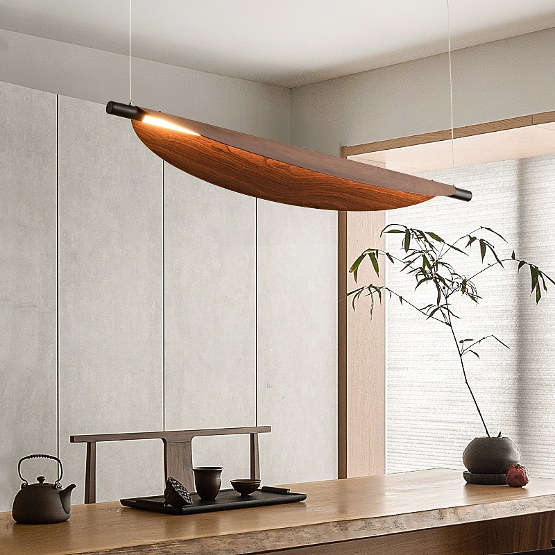 LED Pendant Light 70cm/105cm Island Lights Dimmable Line Design Metal Minimalist Painted Finishes Dining Room Kitchen Lights 110-240V