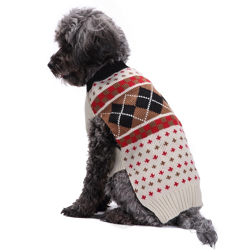 Pet Clothing Autumn/Winter Academy Dog Clothing Winter Big Dog Sweater3