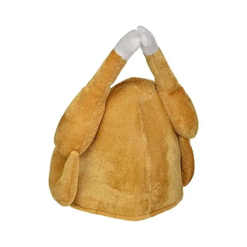 1pc Thanksgiving Turkey Hat Christmas Plush Hat, Suitable For Thanksgiving Party, Thanksgiving Decor And Role Play, Suitable For Children And Adult3