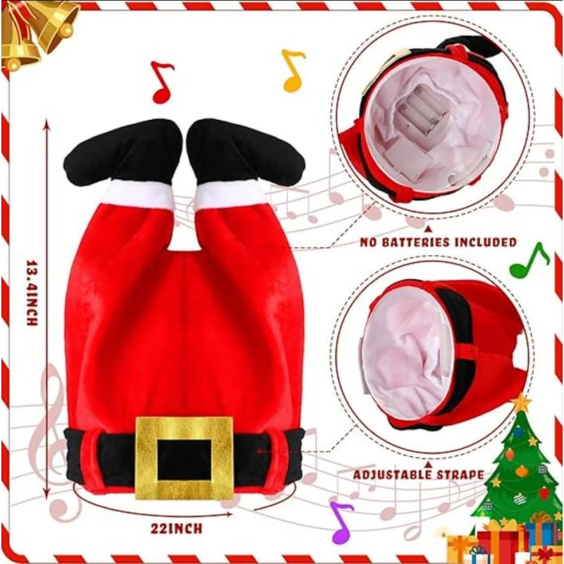Electric Music Swing Hat Christmas Children's Toy Gift Holiday Decoration Birthday Gift3