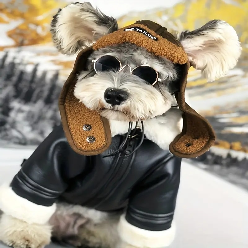 Dog Cat Coat Jacket Sports & Outdoors Casual Winter Breathable Soft Washable Comfortable Outdoor Casual Daily Dog Clothing for Bichon Frise Pomeranian Baby Pet Papillon Small2